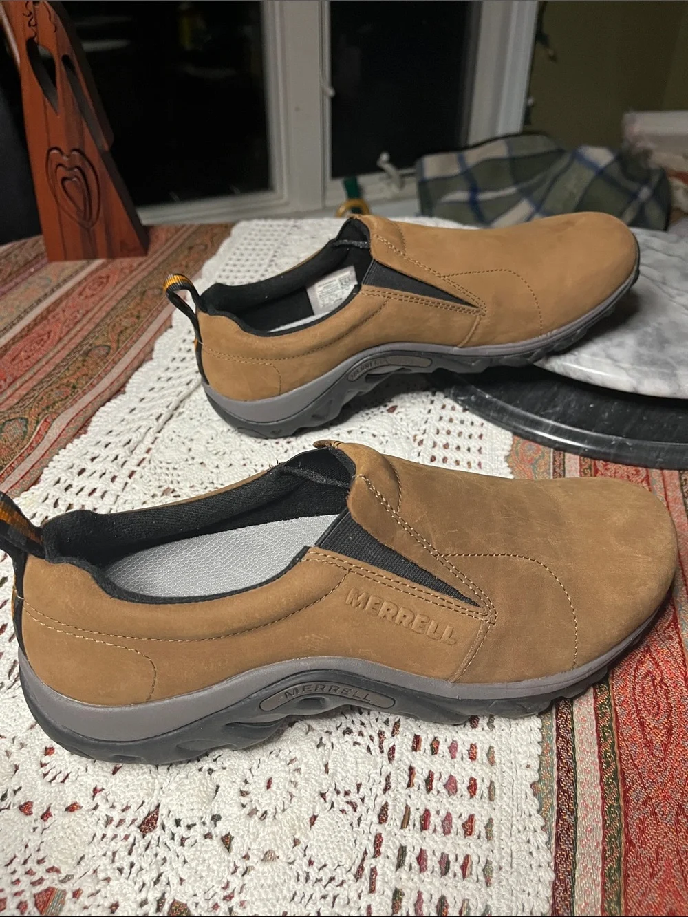 Merrell Men's Jungle Moc brown 11 Slip-On Loafers